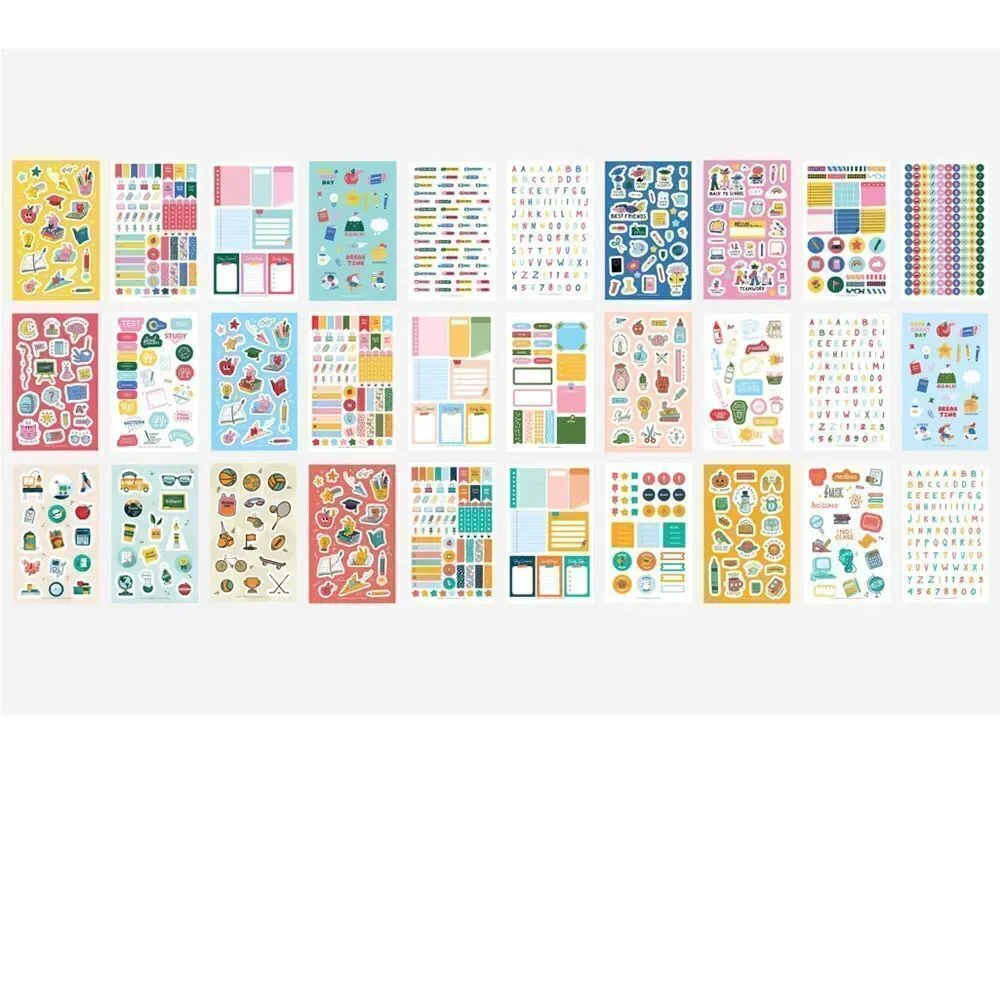 Passion Planner Tools for School Sticker Book nWT